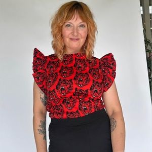 Nooworks Wolverine Ruffle Top - sold out online!